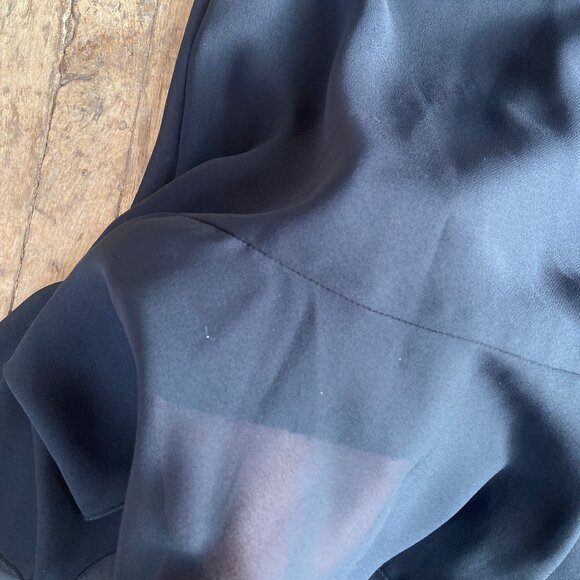 Vintage 1990s "Vamp" Asymmetrical Cut Midi Skirt - Picture 3 of 5